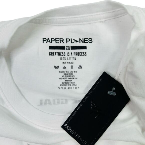 Paper Planes One Goal Infinite Possibilities Crew Neck Tee - Size 2XL - Picture 4 of 6